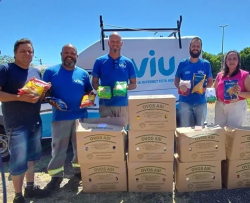 Viu Internet doa alimentos a Osório e Santo Antônio da Patrulha
