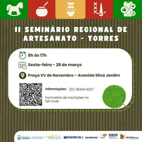 2ª Edição do Seminário Regional de Artesanato de Torres reúne artesãs e artesãos do Litoral Norte