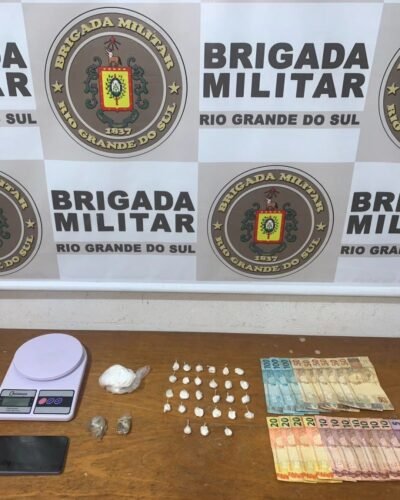 8º BPM apreende 87 porções de drogas, três máquinas caça-níqueis e realiza três prisões em Osório e Palmares do Sul