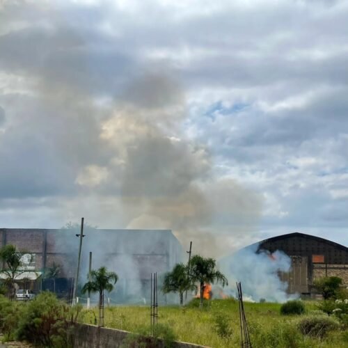 Incêndio em mata é controlado pelos bombeiros em Osório