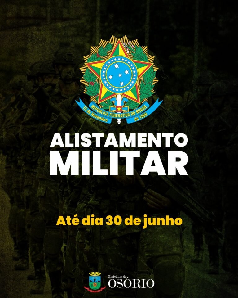 JOVENS QUE COMPLETAM 18 ANOS ESTE ANO DEVEM FAZER O ALISTAMENTO MILITAR OBRIGATÓRIO ATÉ 30 DE JUNHO 3 485660414 1071323311702902 1846611283281735296 n