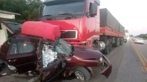 Grave acidente com mortes na BR-293, próximo ao acesso ao Capão do Leão