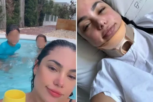 RS: Mulher sofre fratura cervical e quase se afoga ao ter cabelo preso em sugador de piscina