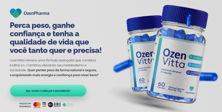 OzenVitta Perca peso, ganhe confiança e tenha a qualidade de vida que você tanto quer e precisa! 2 Ozen Vitta