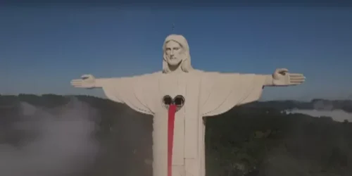 Maior estátua de Cristo do Brasil será inaugurada em abril, na cidade de Encantado, no RS