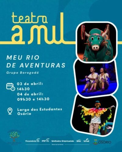 TEM TEATRO NESTA QUINTA E SEXTA-FEIRA NO LARGO DOS ESTUDANTES SÔNIA CHEMALE