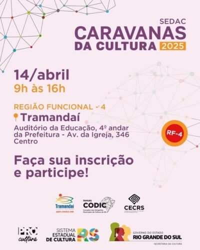 Tramandaí recebe a Caravana da Cultura 2025!