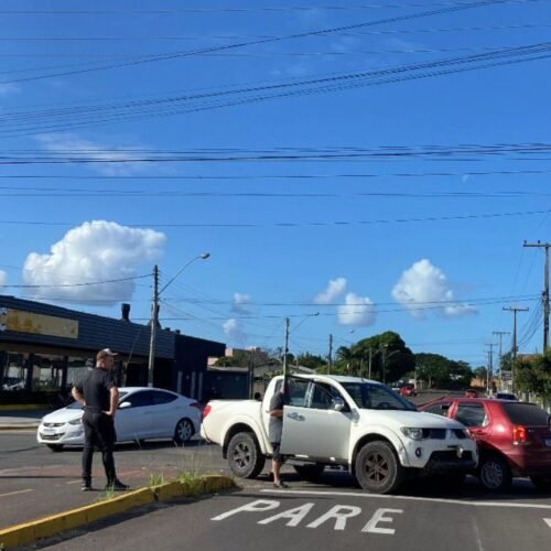 Cruzamento conhecido pelo grande número de acidentes, registra mais um neste sábado em Osório