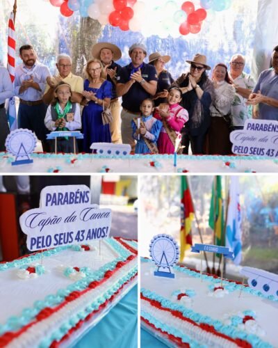 Na manhã deste sábado, dia 12, celebramos com amor e orgulho os 43 anos de emancipação Político-administrativa de Capão da Canoa, no 26º Rodeio Crioulo de Capão da Canoa.