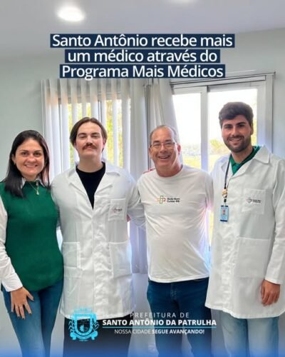 Santo Antônio da Patrulha, recebe mais um profissional do Programa Mais Médicos do Governo Federal.