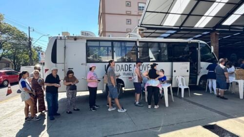 UNIDADE MÓVEL DA SAÚDE ESTEVE NESTE SÁBADO NO LARGO DOS ESTUDANTES SÔNIA CHEMALE PARA A CAMPANHA DE VACINAÇÃO CONTRA GRIPE 2 494111610 1102871275214772 2239048764267370845 n