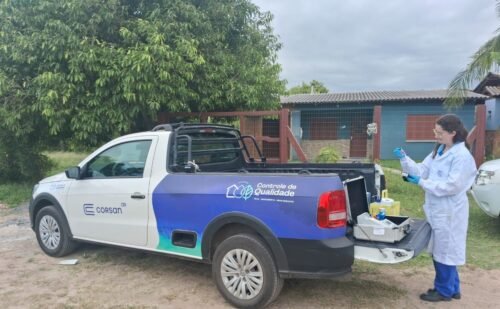 Laboratório itinerante da Corsan reforça o controle de qualidade da água nas residências
