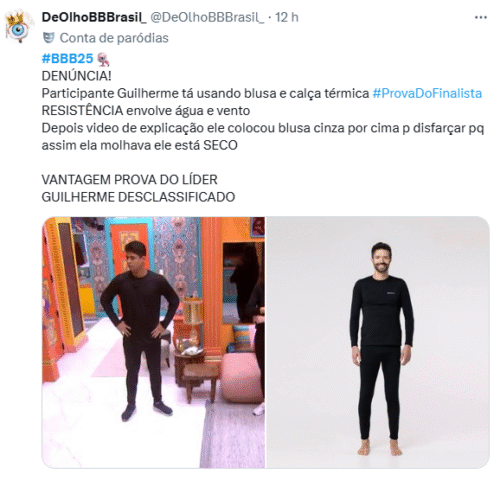 BBB25: web pede desclassificação de Guilherme da prova; entenda