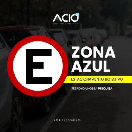 ACIO promove pesquisa sobre Estacionamento Rotativo para ouvir a Comunidade de Osório