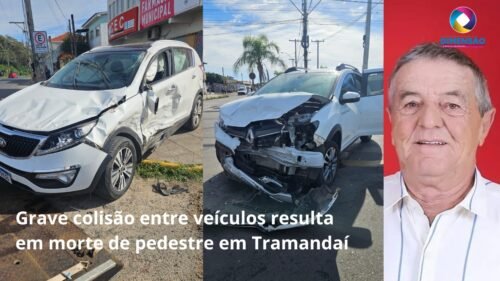 Grave colisão entre veículos resulta em morte de pedestre em Tramandaí