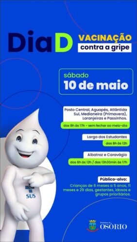 DIA D DA CAMPANHA DE VACINAÇÃO CONTRA GRIPE NESTE SÁBADO EM OSÓRIO 2 495628488 1113548514147048 5358262686099873764 n