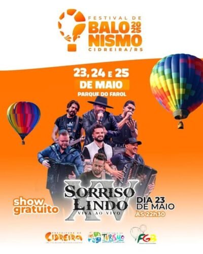 Tem Sorriso Lindo AO VIVO abrindo o 1º Festival de Balonismo de Cidreira!