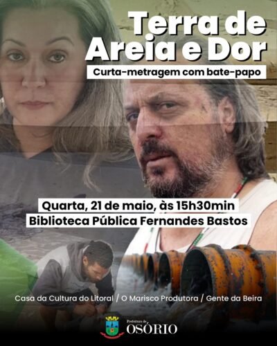 CURTA-METRAGEM SOBRE O LITORAL SERÁ EXIBIDO NA BIBLIOTECA PÚBLICA DE OSÓRIO NESTA QUARTA-FEIRA