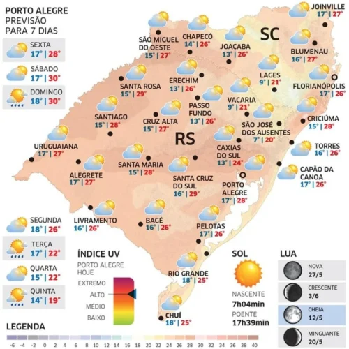 Sexta-feira terá temperatura amena e céu nublado no Rio Grande do Sul 1 WhatsApp Image 2025 05 15 at 19 11 14