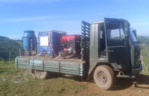 Brigada Militar flagra dano ambiental, em Santo Antônio da Patrulha, causado por drone agrícola