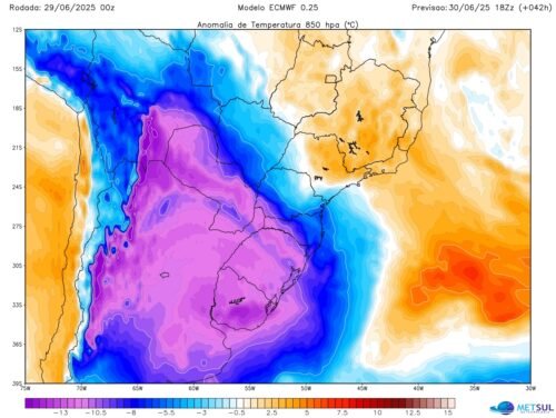 NOVA E POTENTE MASSA DE AR POLAR TRARÁ FRIO CONGELANTE NA SEMANA