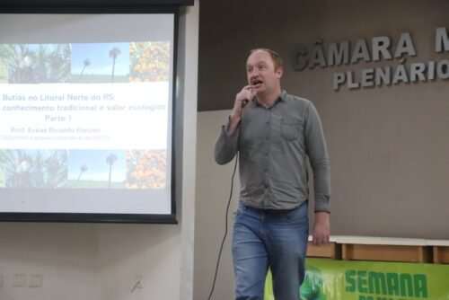 PALESTRA SOBRE O VALOR ECOLÓGICO DOS BUTIÁS ABRIU AS ATIVIDADES DA SEMANA MUNICIPAL DO MEIO AMBIENTE EM OSÓRIO