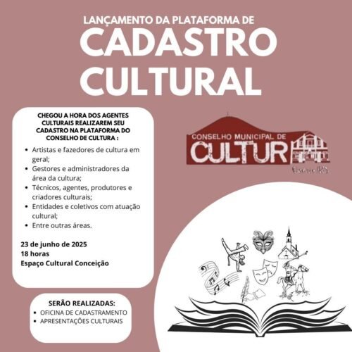 PLATAFORMA DE CADASTRO CULTURAL DE OSÓRIO SERÁ LANÇADA NA PRÓXIMA SEGUNDA-FEIRA