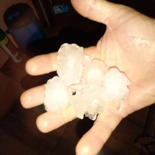 Temporal com granizo deixa estragos na Serra Gaúcha