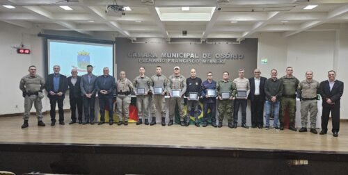 Profissionais da Segurança Pública recebem Homenagem em Osório