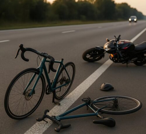 Grave colisão deixa ciclista em estado gravíssimo e motociclista ferido na Estrada do Mar, em Osório