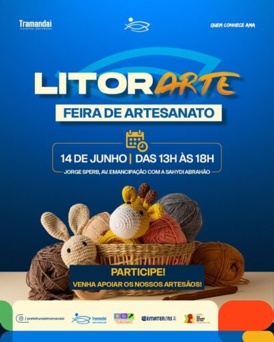 Vem aí mais uma edição da LitorArte – Feira de Artesanato!
