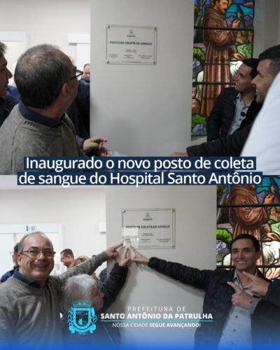 O Hospital Santo Antônio (HSAP) conta agora com um novo e moderno Posto de Coleta de Sangue!
