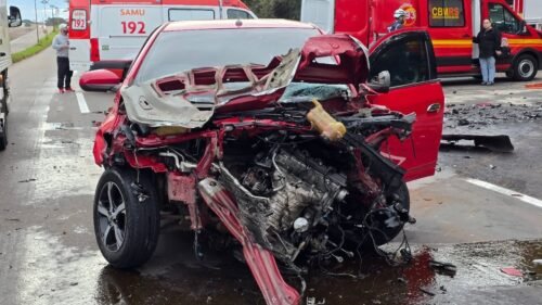 GRAVE ACIDENTE RESULTA NA MORTE DE UMA PESSOA EM PASSO FUNDO NESTE SÁBADO