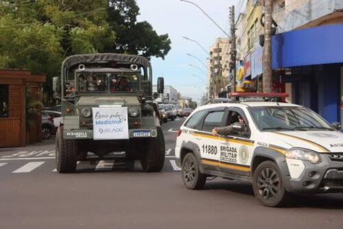 UNICNEC E ENTIDADES PARTICIPAM DE “CARREATA OSÓRIO PELA MEDICINA” 