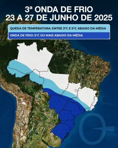 PRIMEIRA ONDA DE FRIO DO INVERNO