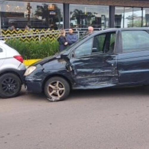 Mais um acidente é registrado na esquina das ruas Ildefonso Simões Lopes e Avenida Brasil, em Osório