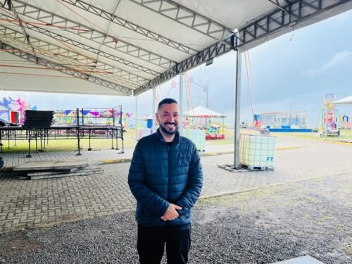 Montagem da Estrutura da 33ª Festa Nacional do Peixe está em ritmo acelerado