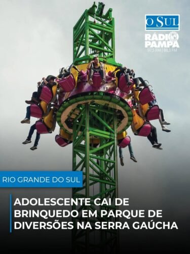Adolescente cai de Brinquedo em Parque de Diversões na Serra Gaúcha