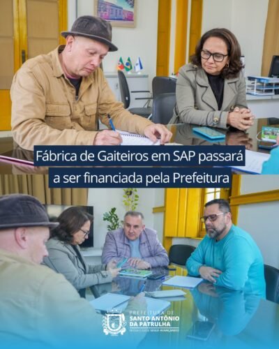 Fábrica de Gaiteiros em Santo Antônio da Patrulha passará a ser Financiada pela Prefeitura