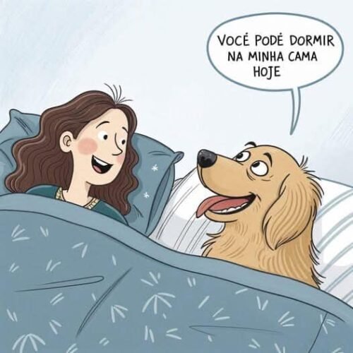 “Por que seu cachorro ama dormir ao seu lado”?