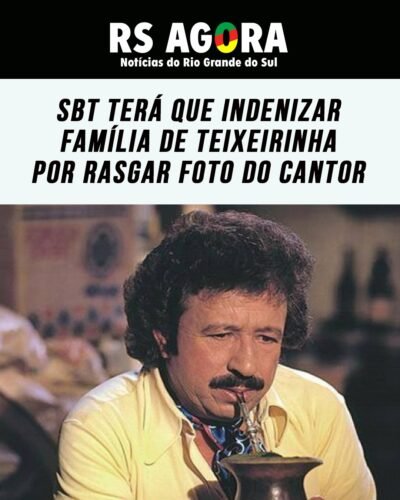 SBT Terá que Indenizar Família de Teixeirinha por Rasgar Foto do Cantor