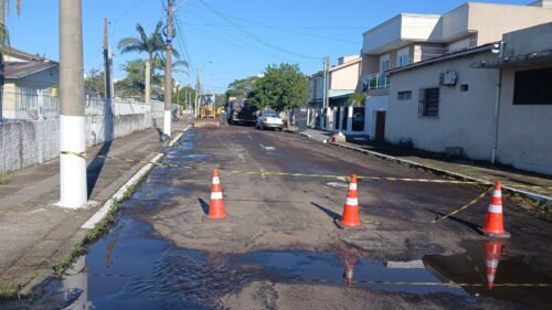ABASTECIMENTO DE ÁGUA NO CENTRO SERÁ RESTABELECIDO APÓS CONSERTO DE REDE