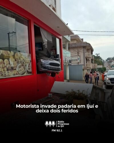 Carro invade padaria em Ijuí e deixa dois feridos 1 523494517 1408643897698829 1398436424551590638 n