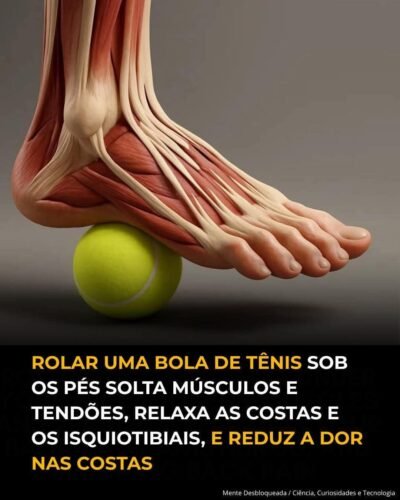 Com dor nas costas? Pesquisas indicam que uma simples bola de tênis pode ser uma das ferramentas mais fáceis para aliviar o desconforto