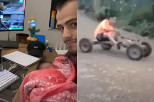 “Taca-le pau nesse carrinho (de bebê)”: Nasce a primeira filha do “Marco Véio”