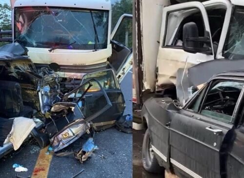 Caminhoneiro bêbado mata avó, mãe e criança após causar colisão na BR-470