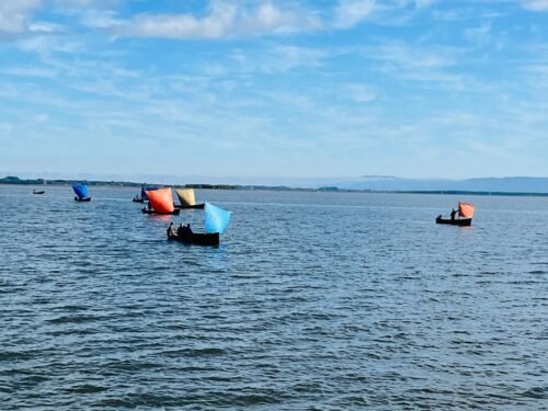 Circuito de Canoagem colore Lagoa do Armazém durante a 33ª Festa Nacional do Peixe