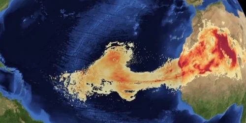 Grande nuvem de poeira do Saara avança para o Brasil