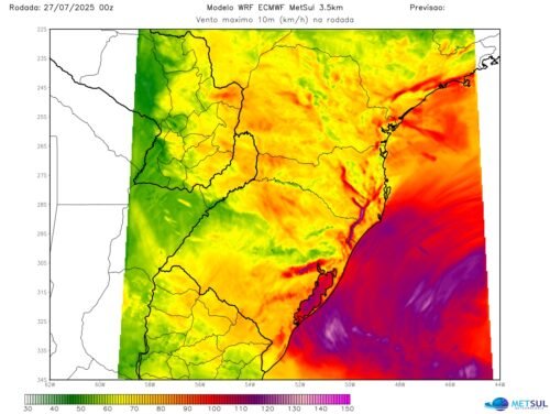 VEJA QUAIS CIDADES ESTÃO NA ROTA DO VENTO MAIS FORTE DO CICLONE
