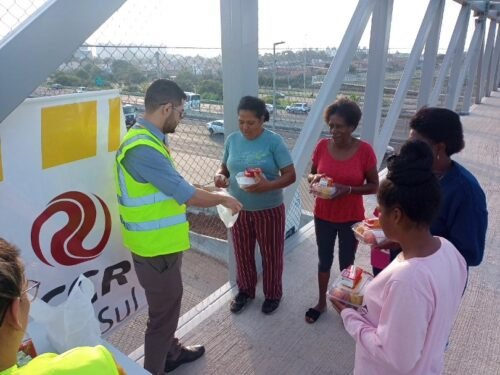 ViaSul Reforça Importância do Uso de Passarelas em ação para Lembrar do Dia do Pedestre